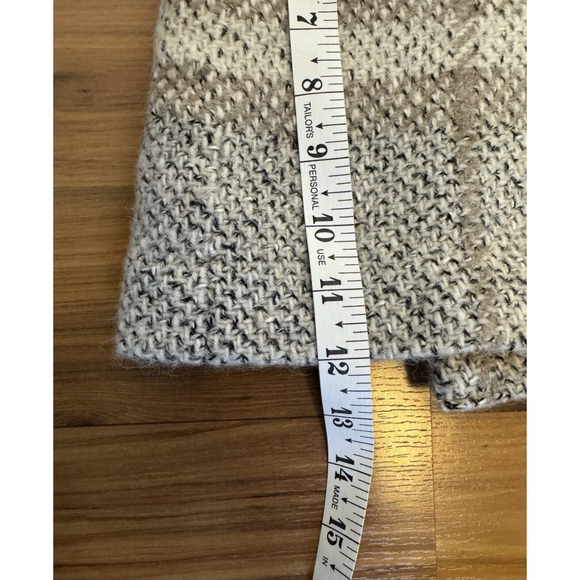 VTG Burberry London Wool Wrap Mini Skirt Y2K Plaid Fringe Quiet Luxury Preppy - Picture 11 of 11